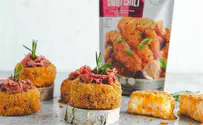 Surprise Breaded Potatoes with Pastrami Topping